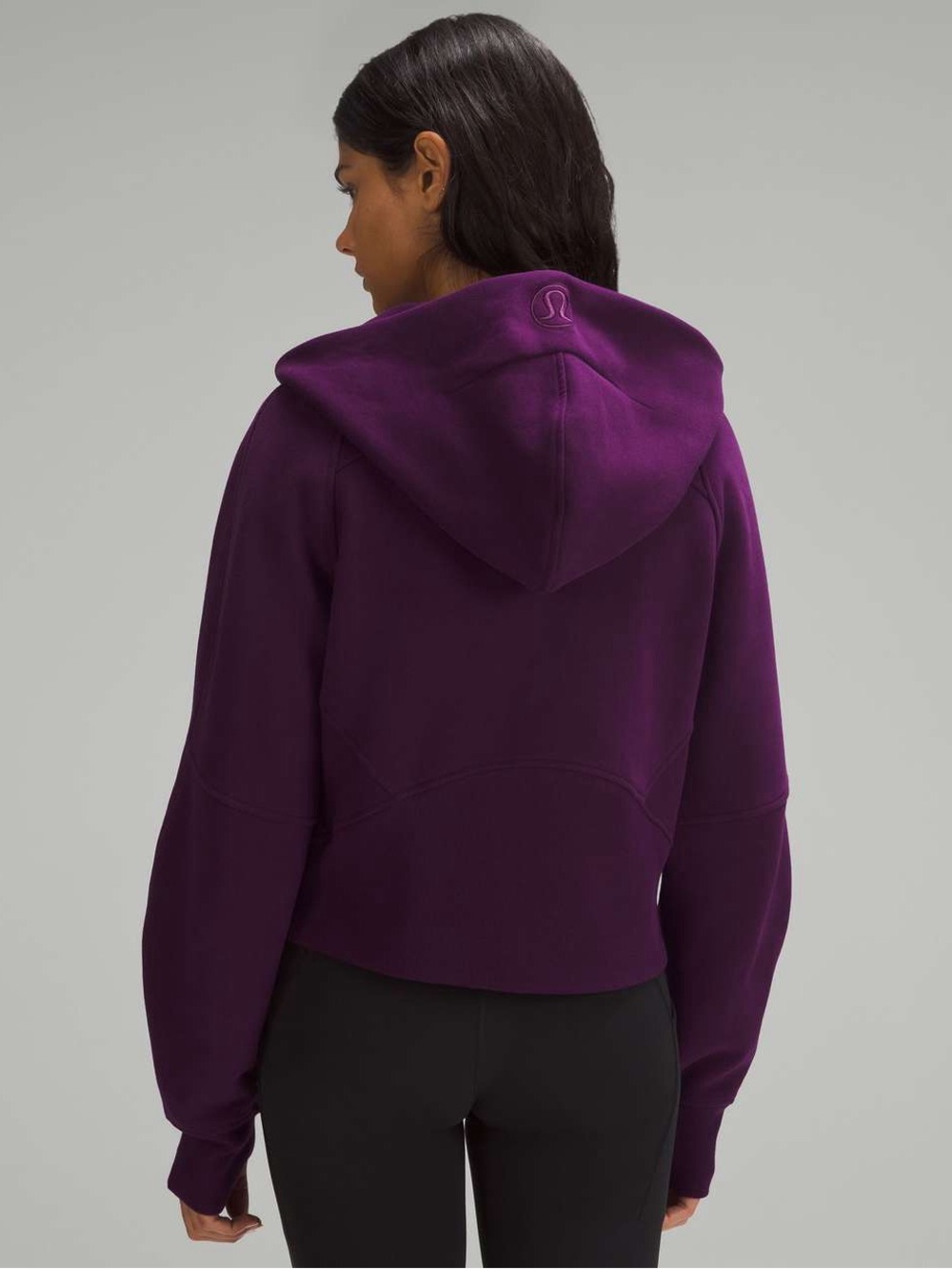 180. Lululemon Scuba Oversized Full-Zip Hoodie Dramatic Magenta XL XXL - Picture 3 of 13
